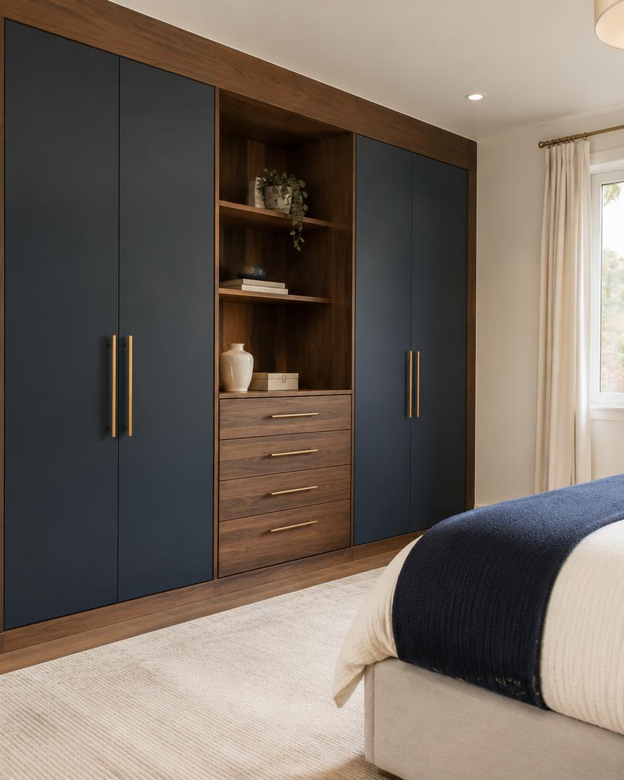 Built-in wardrobe — illustrative concept
